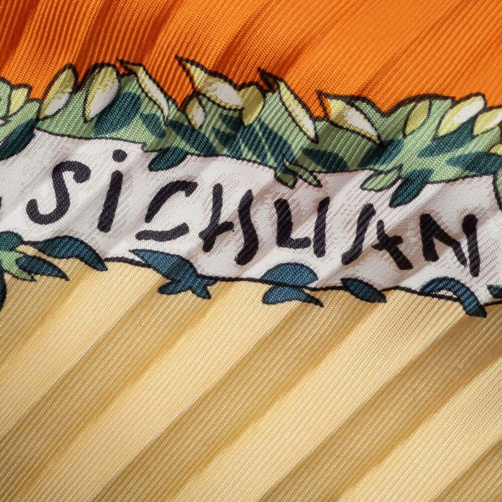 HERMES Authentic Black Silk Scarf - Picture 8 of 16